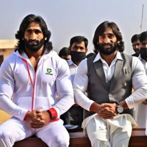 హర్యానాలో మార్పు కోసం కాంగ్రెస్‌లో చేరిన "రెజ్లర్లు వినేష్ ఫోగట్ మరియు బజరంగ్ పునియా"..